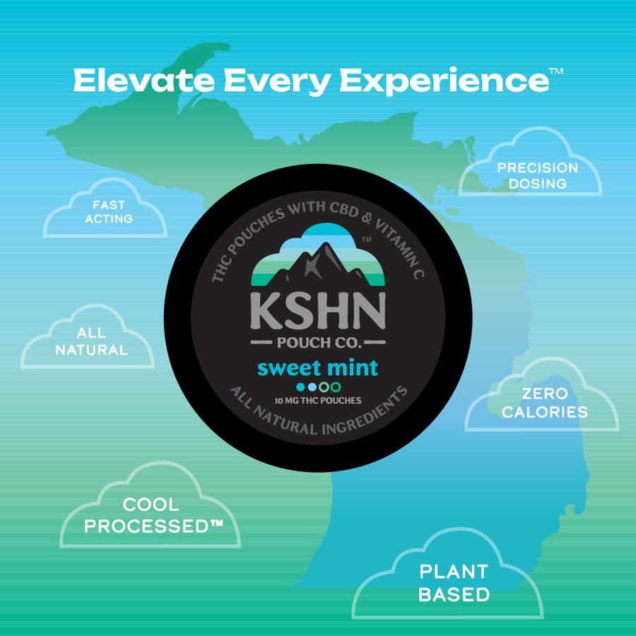 KSHN Sweet Mint tin and pouches